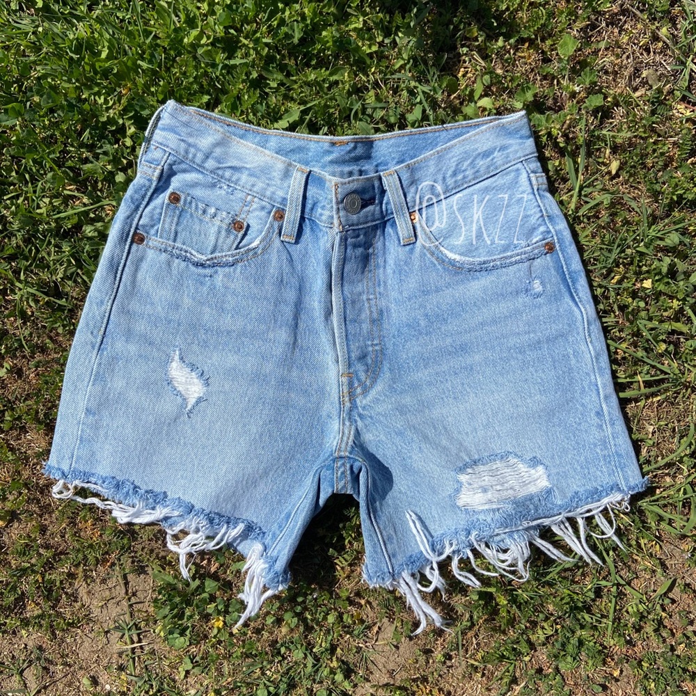 Levis 501 Long Shorts